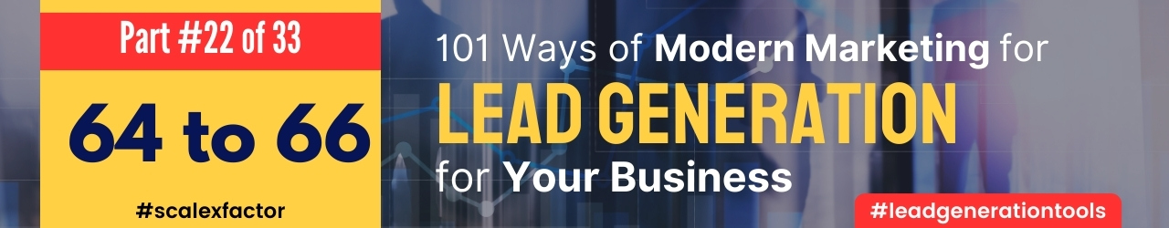 Lead Generation with Lead Generation Tools