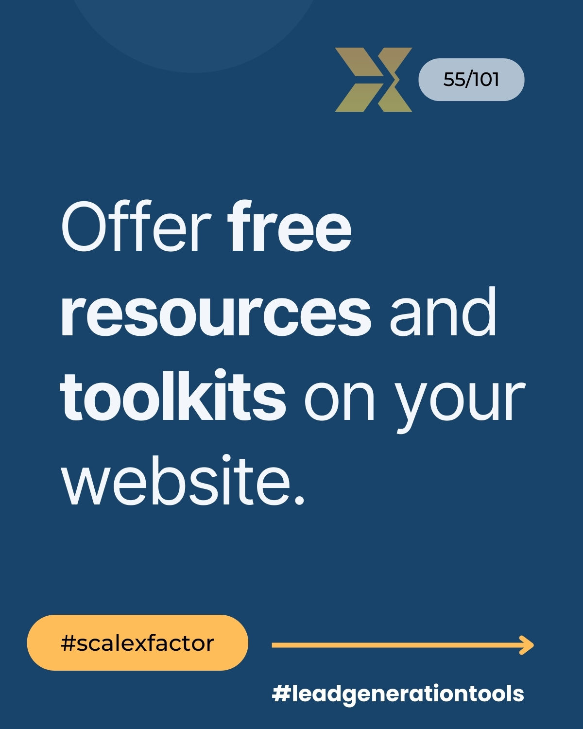 Offer free resources and toolkits on your website